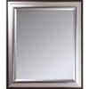 La Pastiche Magnesium Silver Mirror, 29.25" x 25.25", Steel, Natural Wood view 1