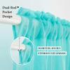 MIULEE Turquoise Window Valance 1 Panel 60W x 18L view 2
