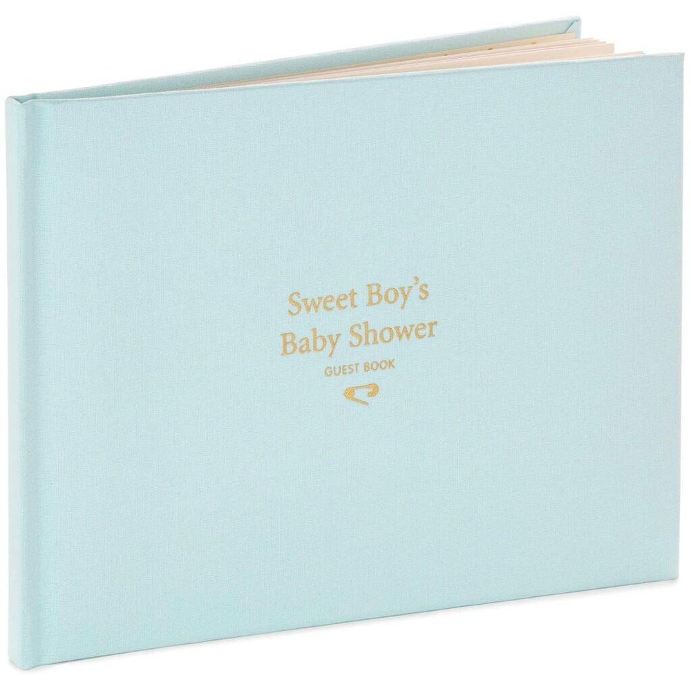 HMK Sweet Boy's Baby Shower Guest Book