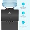 Avalon A11BLK 3 Temperature Top Loading Countertop Water Cooler Dispenser with Child Safety Lock. UL-Black Stainless Steel view 2