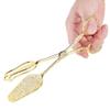 Fdit Bread Tongs Vegetable Clips Cake Clamp Buffet Clamps Barbecue Ice Salad Sugar Grilling Appetizers Tongs Kitchen Utensil Serving Baking Tools(1#) view 1