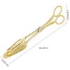 Fdit Bread Tongs Vegetable Clips Cake Clamp Buffet Clamps Barbecue Ice Salad Sugar Grilling Appetizers Tongs Kitchen Utensil Serving Baking Tools(1#) view 2