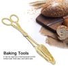 Fdit Bread Tongs Vegetable Clips Cake Clamp Buffet Clamps Barbecue Ice Salad Sugar Grilling Appetizers Tongs Kitchen Utensil Serving Baking Tools(1#) view 4