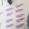 Clear Acrylic Rectangle Sheet,Clear Acrylic Rectangle Blank Place Cards, Plain Handwritten Place Names (3 1/2" x 2", 50PCS) view 2