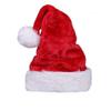 Extra Thicken Red and White Plush Santa Hat-Christmas Classic Hat for Child (Red view 3