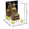 Better Display Cases Versatile Acrylic Display Case - Small Rectangle Box with Mirror, Yellow Risers and Clear Base 8" x 8" x 8.5" (A015-YR) view 2