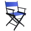 Filmcraft Short Black Frame Director Chairs (Black Frame/Blue Canvas) view 1