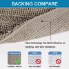 H.VERSAILTEX Bathroom Rugs Bath Rug Set 2 Piece Bathroom Contour Rug Toilet Mat Sets Non Slip Contour Bath Rug Ultra Thick Water Absorbent Striped Bath Mats Washable(20" x 32" Plus 20" x 20" U, Taupe) view 3