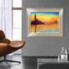 INVIN ART Framed Canvas Art Giclee Print San Giorgio Maggiore at Dusk by Claude Monet Wall Art Living Room Home Office Decorations(European Style Silver Frame,20"x24") view 3