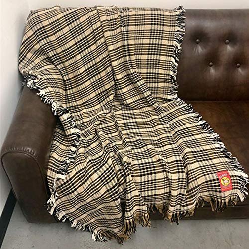 5/A Baker Plaid Afghan 50" x 70"