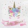 Unicorn Party Supplies Birthday Decorations, Baby Unicorn Party Favors and More Printed Luncheon Shower Paper Napkins, Box of 192 view 1