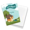 Desert Cactus Corgi Happy Birthday Invitations Style 1 Invite Cards (10 Count) With Envelopes Boys Girls Kids Party (10ct) view 1