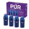 PUR Water Pitcher & Dispenser Replacement Filter 4-Pack, Genuine PUR Water Filter, 2-in-1 Powerful and Faster Filtration, 8-Month Value, Blue (PPF900Z4) view 1