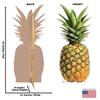 Cardboard People Pineapple Life Size Cardboard Cutout Standup view 2