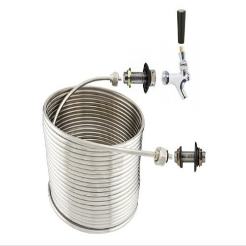 NY Brew Supply Jockey Box 1 Tap Coil Kit - 5/16" x 70' Left Hand Coil