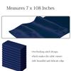 SINSSOWL 50 Navy Blue Chair Sashes Satin Chair Bows for Wedding Birthday Party Fiesta Restaurant Decor - 7x108 Inches Chairs Ribbons Ties Fitted Banquets Folding Chairs Decorations view 2