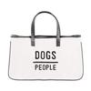Santa Barbara Design Studio Face to Face Canvas Tote, Large, Dogs/People view 1
