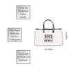 Santa Barbara Design Studio Face to Face Canvas Tote, Large, Dogs/People view 3