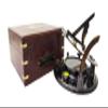 Brass Nautical - 5 inches Large Sundial Compass in Rosewood Case Top Grade Calibrated Vintage Gift view 4
