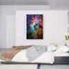 ARTCANVAS Hubble Telescope Lagoon Nebula Canvas Art Print Stretched Framed Painting Picture Poster Giclee Wall Decor - 40" x 26" (0.75" Deep) view 2