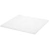 Plymor Frosted Acrylic Square Beveled Display Base, 9" W x 9" D x 0.5" H view 1