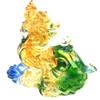 Amore Jewell Prosperous Wealthy Brave Troop (Pixiu) Fengshui Decoration Ornament Gift for Home & Office (Liuli Crystal Glass) view 3
