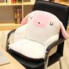 Waist Backrest Pad Seat Cushion,Home Office Chair, Car Seat, Recliner Non-Slip Warm Velvet Back Support Cushion for Adult and Child's (Rabbit) view 1