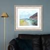INVIN ART Framed Canvas Art Giclee Print Low Tide at Varengeville 02, 1882 by Claude Monet Wall Art Living Room Home Office Decorations(Classic Silver Frame with Mat,20"x24") view 3