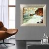 INVIN ART Framed Canvas Art Giclee Print Stormy Weather at tretat (1883) by Claude Monet Wall Art Living Room Home Office Decorations(European Style Silver Frame,20"x24") view 3