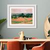 INVIN ART Framed Canvas Art Giclee Print Haystack at Giverny, 1886 by Claude Monet Wall Art Living Room Home Office Decorations(Modern Simple White Frame with Mat,20"x24") view 3