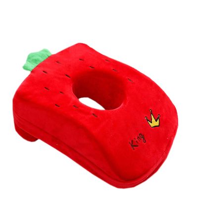 Nap Pillows Catoon Office Desk Lovely Office Nap Sleeping Face Pillow Memory Foam Face Down with Arm Rest Back Support Pillow for Kids & Adults (Red Strawberry, 3012cm)