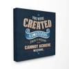 Stupell Industries You are You are Limitless Inspirational Blue Word Design Canvas, Multi-Color view 1