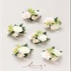 Ling's moment 6pcs Wedding Wrist Corsage Artificial Flowers, Girl/Mother Homecoming Prom Corsages Wristlet Dcor, etc. White Ivory view 3