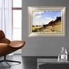 INVIN ART Framed Canvas Art Giclee Print Seaside at Honfleur (1864) by Claude Monet Wall Art Living Room Home Office Decorations(European Style Silver Frame,20"x24") view 3