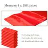 Pack of 50 Satin Red Chair Sashes for Wedding - SINSSOWL Chair Bows 7x108 Inches Chairs Ribbons Fitting Birthday Party Anniversary Bridal Shower Events Decorations view 4