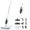 Secura Steam Mop 10-in-1 Convenient Detachable Steam Cleaner, White Multifunctional Cleaning Machine Floor Steamer with 3 Microfiber Mop Pads view 1