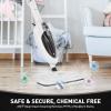 Secura Steam Mop 10-in-1 Convenient Detachable Steam Cleaner, White Multifunctional Cleaning Machine Floor Steamer with 3 Microfiber Mop Pads view 2