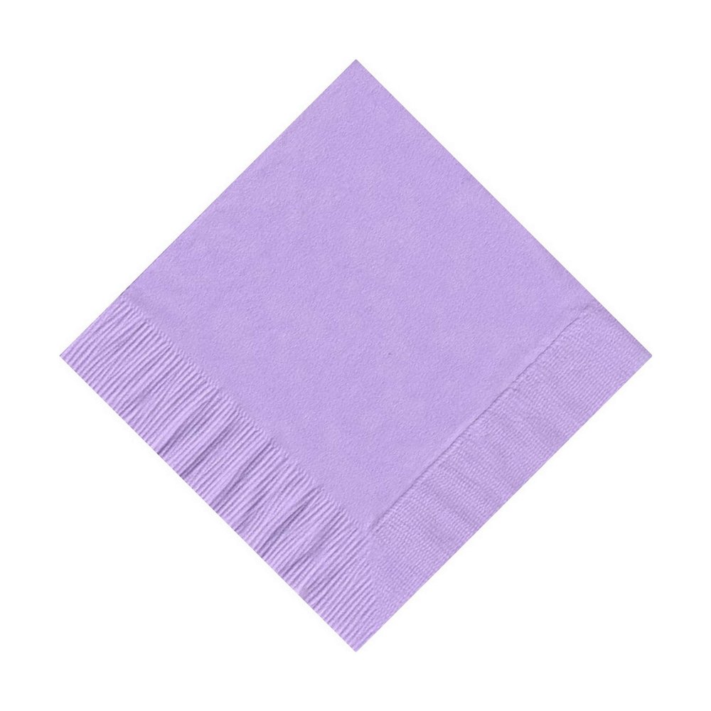 100 2-Ply Cocktail Personalized Napkins (Lavender)