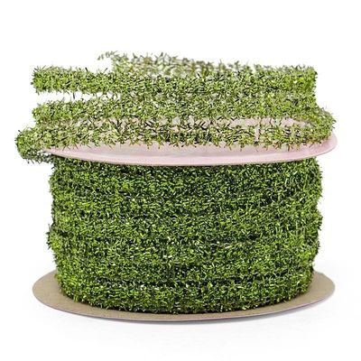 1/4" X 25 Yards Lime Metallic Mini Tinsel Cord