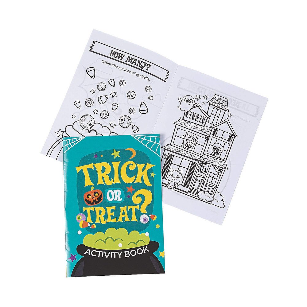 Fun Express Halloween Color Activity Books for Halloween - Stationery - Activity Books - Activity Books - Halloween - 25 Pieces