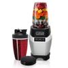 NutriChef Personal Electric Single Serve Blender - Small Professional Kitchen Countertop Mini Blender for Shakes & Smoothies, Pulse Blend, Convenient Lid Cover, Portable 20 & 24 oz Cups, Black view 1