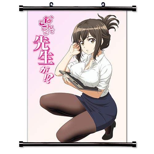Why the Hell are You Here, Teacher Anime Fabric Wall Scroll Poster (16 x 23) Inches [A] Why the Hell- 18