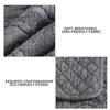 Travan 3-Piece King Quilt Set Quilted Bedspread Oversized Microfiber Lightweight Bedspread Coverlet Set with Shams Bedding Set for All Season, Grey, King view 4