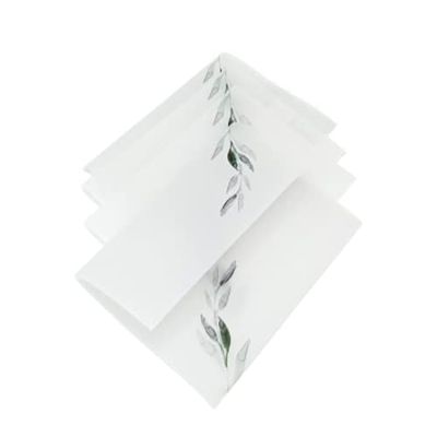 Greenery Vellum Jacket For 5 x 7 Wedding Invitations and Cards (Set of 20)