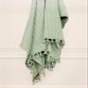 Rizzy Home | TH0604 | 50"X 60" Blue/Green/Throw view 1