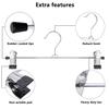 GoodtoU Pants Hangers, 30Pack Skirt Hangers with Clips Metal Hangers for Pants Clips Trouser Shorts Jeans view 2