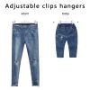 GoodtoU Pants Hangers, 30Pack Skirt Hangers with Clips Metal Hangers for Pants Clips Trouser Shorts Jeans view 4
