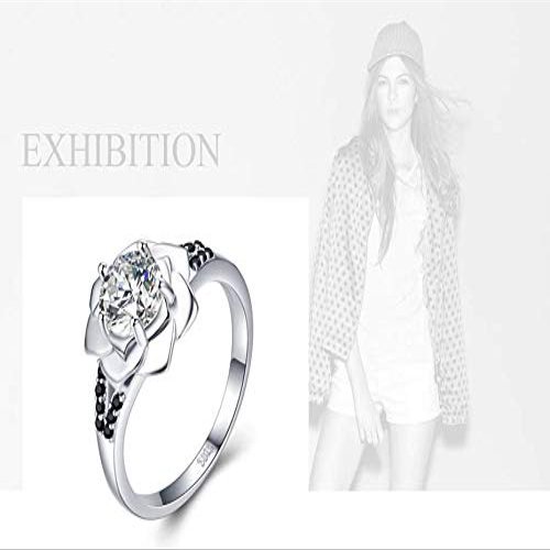 Bansriracha 925 Sterling Silver Ring Female Bague Flower Trendy Wedding Rings for Women Sterling Silver Jewelry (6)