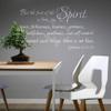 Spirit Bible Scripture Home Decor - The Fruit of The Spirit Galatians 5:22 Removable Wall Decal Scripture Decor Home Stickers Bible Art Verse Wallpaper, q12 view 1