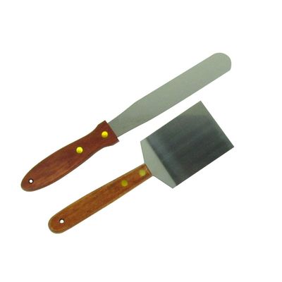 2 Pc Baking Spatula Cake Decorating Tool Cupcake Icing Spreader Utensil Set